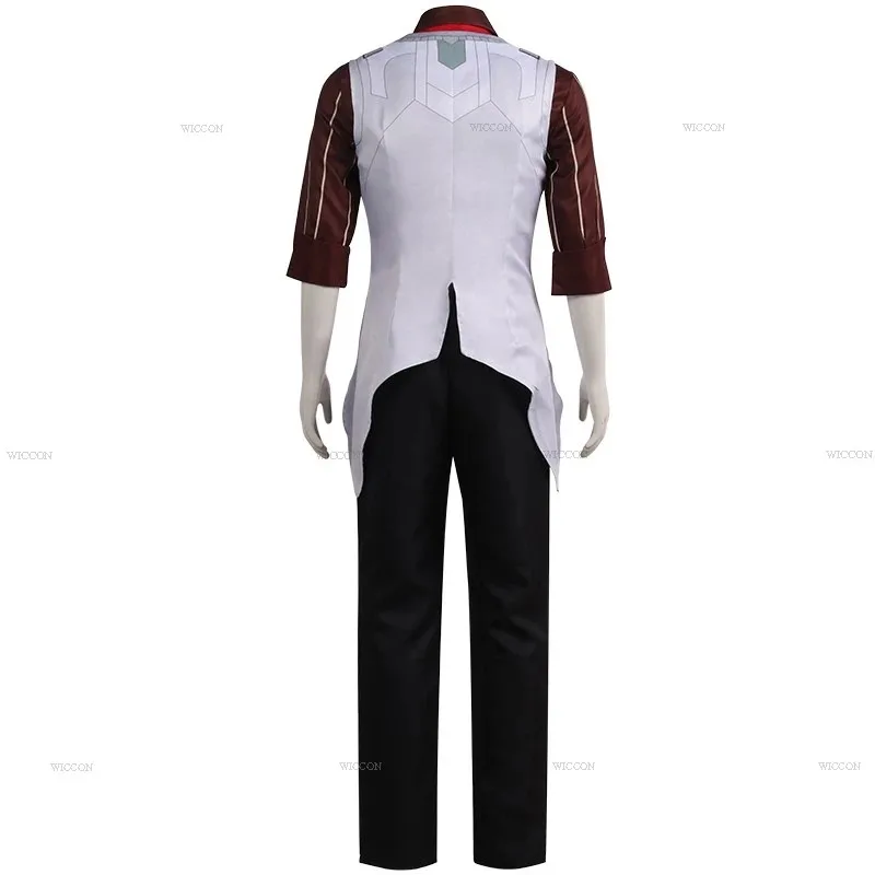 Viktor Arcane Cosplay disfraz Anime LOL camisa chaleco pantalones peluca Victor trajes traje para hombre Halloween carnaval fiesta disfraz ropa