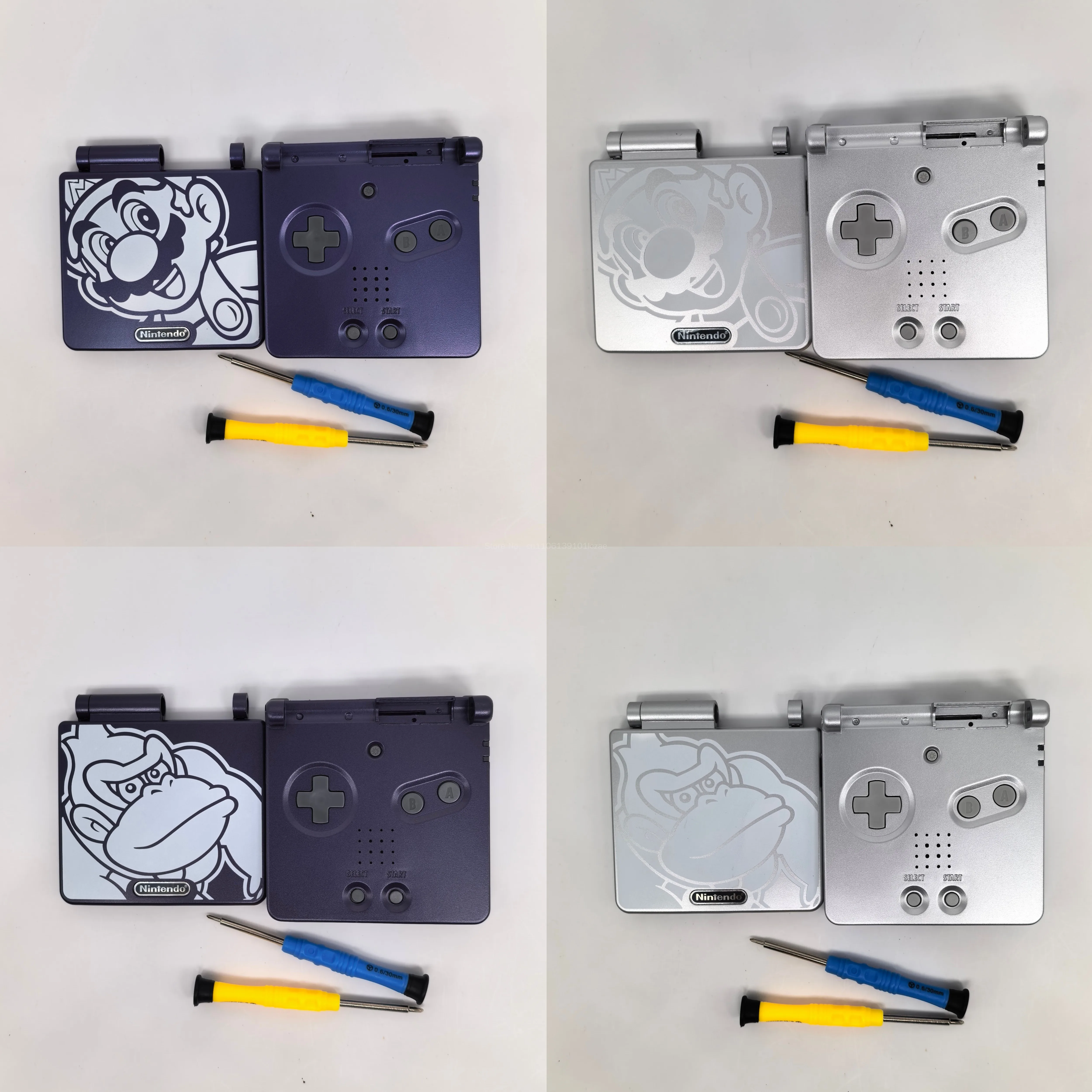 For GBA Game Boy Advance Sp Replacement Shell Super Mario Limited Edition Custom Printed Housing For Retro Game Console Repair - view 5