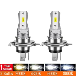 20000LM H7 LED H4 H1 H3 Bulb Headlight Double Copper Tube 80W CSP For Car Headlamp Auto Diode Lamps Led Turbo 6000K 12V 24V