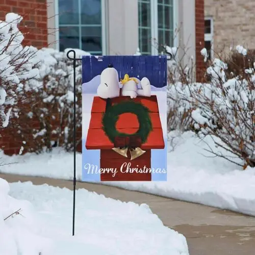 SNOOPY PEANUTS Garden Flag 12