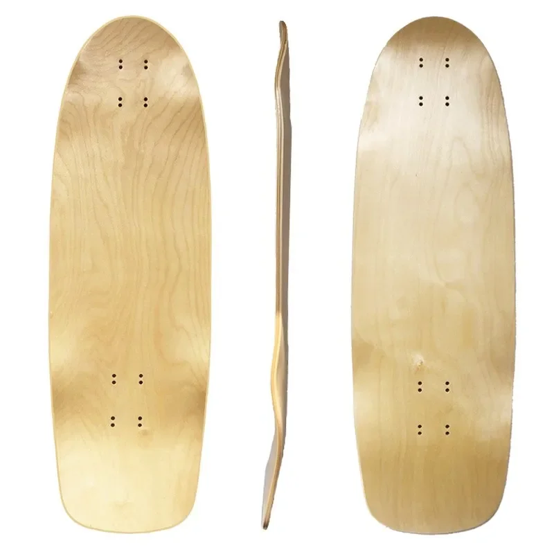 Land surfing skateboard maple 7-layer northeast 30 inch long skateboard with double warped pattern size fish board Scooter parts