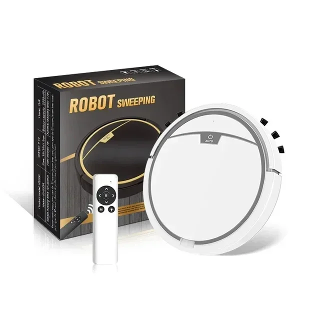 

%a For New Remote Controlled Household 2800Pa Suction Robot Vacuum Cleaner, With Anti -drop, Water Tank, Mop, Wet And Dry Swee