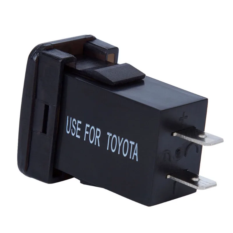 2.1A Dual USB Car Socket Charger For Toyota 12-24V Promotional LED USB Car Power Adapter Charger For Mobile Phone