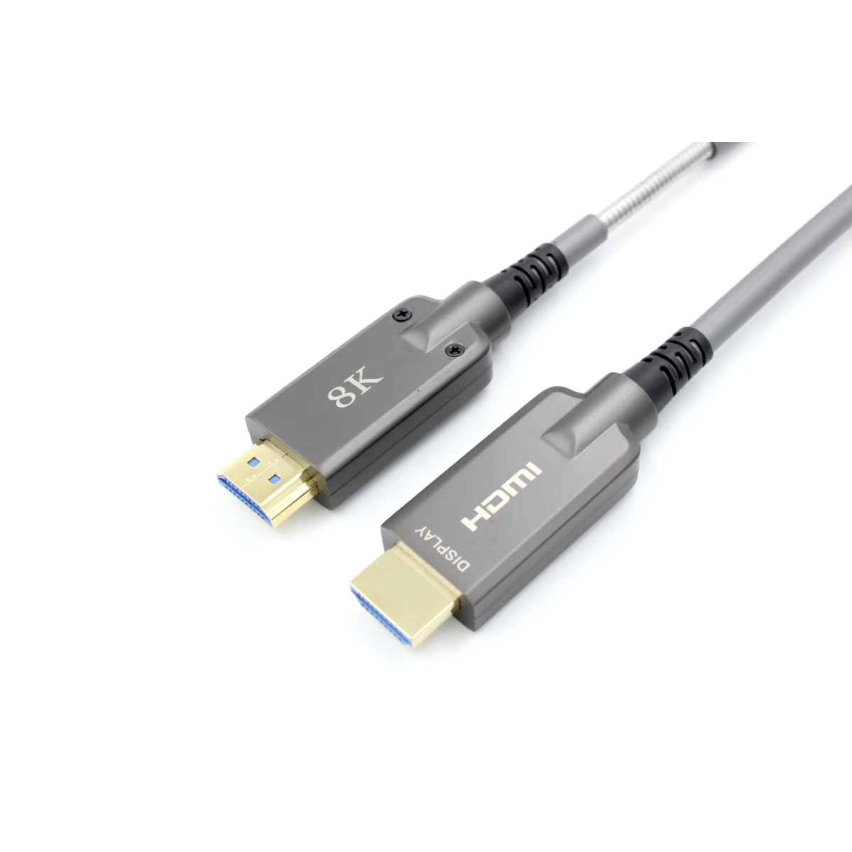 Imagem -03 - Cabo Blindado de Fibra Óptica Cabo Hdmi2.1 Aoc 48gbps 8k Hdmi 10 Gigabit para Eventos Tela de Led com Cooper Reel e Cap 50m