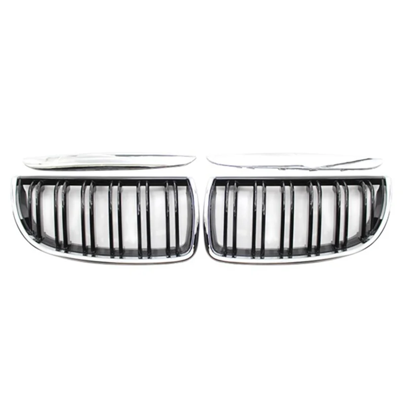 parrillas-de-carreras-deportivas-de-malla-para-capo-delantero-de-doble-linea-cromadas-para-coche-para-bmw-serie-3-e90-e91-2005-2008-abqf