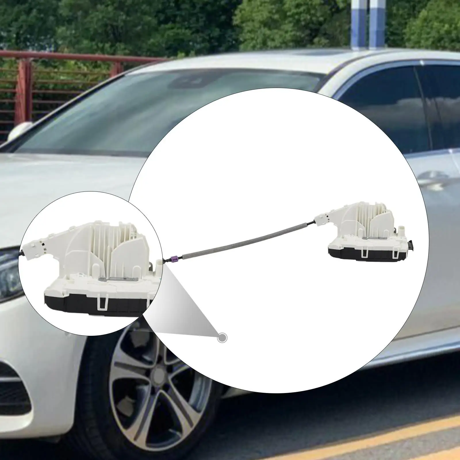 

Замена привода дверного замка 2047301135, профессиональные аксессуары, простая установка, задний левый замок автомобиля для E350