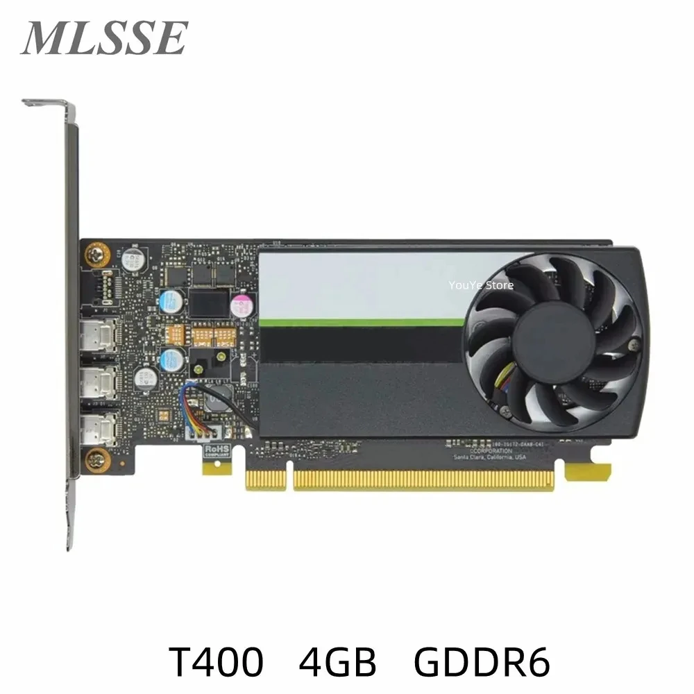 Nvidia-quadro t400グラフィックカード,4GB gddr6,4GB gddr6,cie 3.0