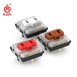 Kailh Choc-Commutateurs linéaires tactiles Clicky, commutateur profil bas, 1350 RVB, clavier mécanique, ordinateur portable, blanc, rouge, marron