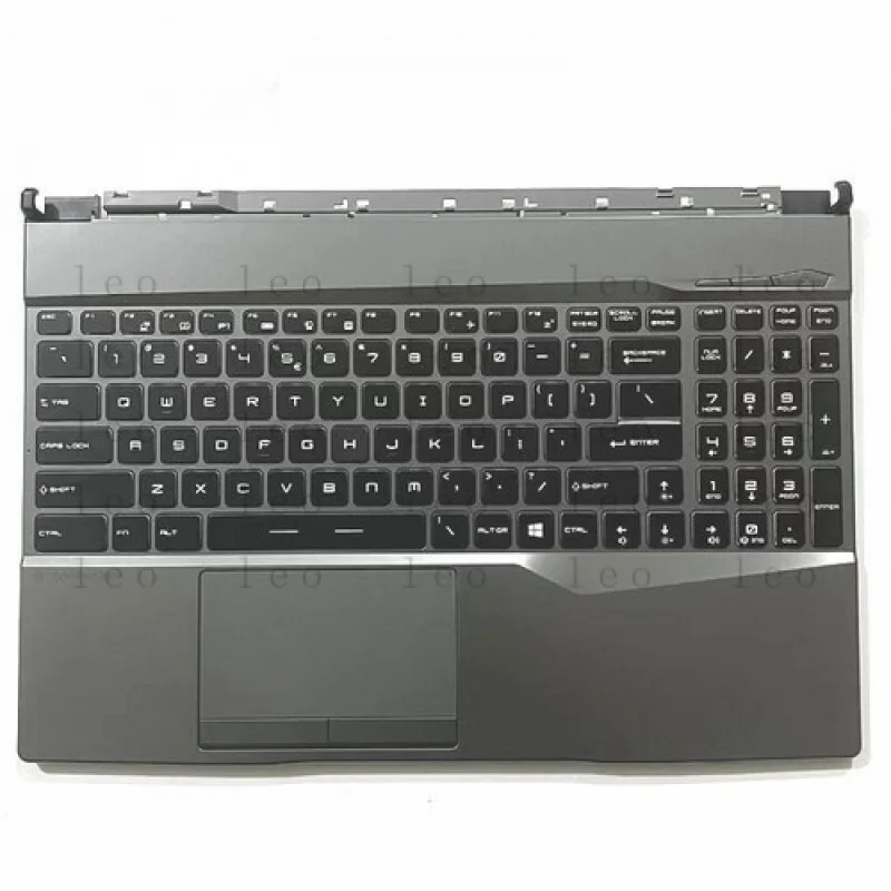 WW  For MSI GL65 GP65 MS-16U4 Upper Palmrest Case Cover Keyboard Colorful Backlit