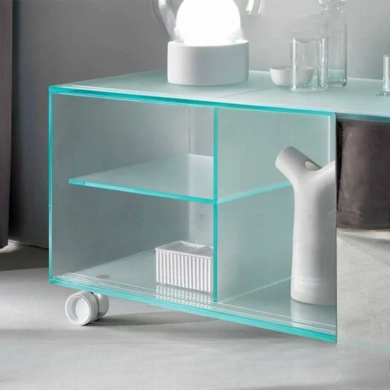Simple living room entrance against the wall Tea cabinet Acrylic wine cabinet Household storage locker