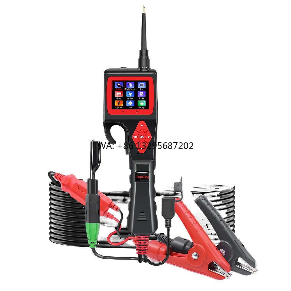 

TOPDIAG Jdiag P200 Smart Auto Electrical Circuit System Plastic Probe Battery Tester Analyzer SMARTHOOK Car Truck Battery Tester