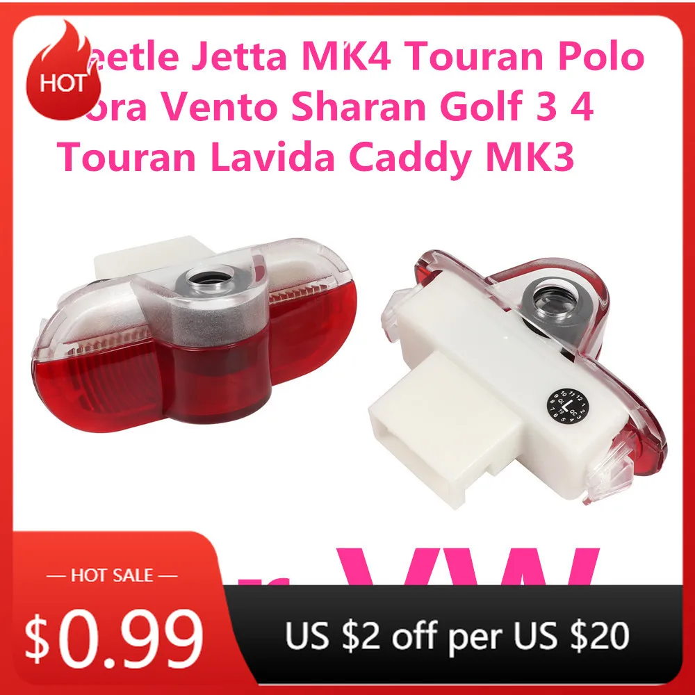 

Эмблемы 2 шт. для VW GOLF 3 4 MK3 MK4 Jetta Beetle Bora Caddy Touran светодиодный проектор с логотипом двери автомобиля Ghost Shadow Welcome Light Acces