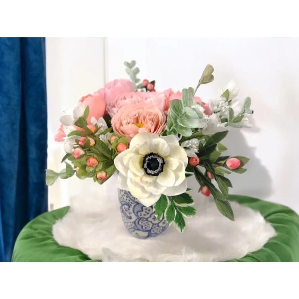 ドライフラワーの花束,レプリカ,紙の贈り物,結婚記念日