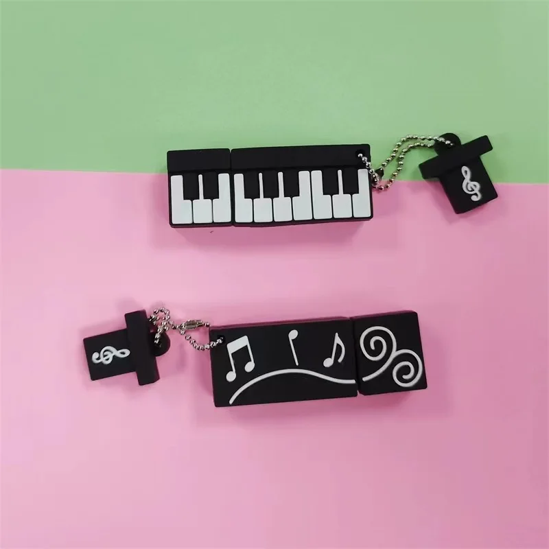 

USB-накопитель большой емкости — дизайн фортепиано, легкая карта памяти, водонепроницаемый, компактный и прочный, креативный флэш-накопитель