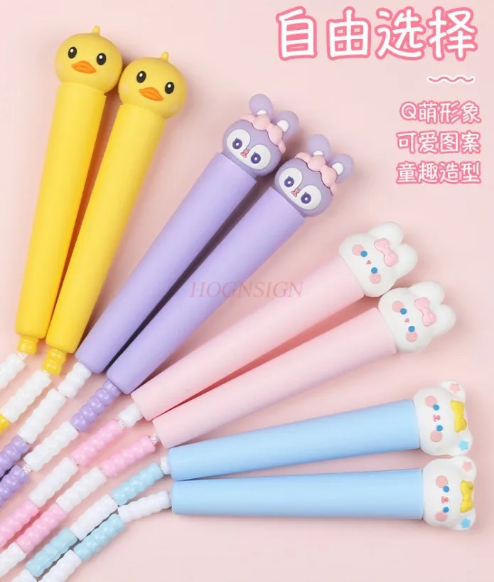 ปมไม้ไผ่สําหรับเด็กนับเชือกกระโดดการ์ตูนเชือกกีฬาเฉพาะสําหรับผู้เริ่มต้น