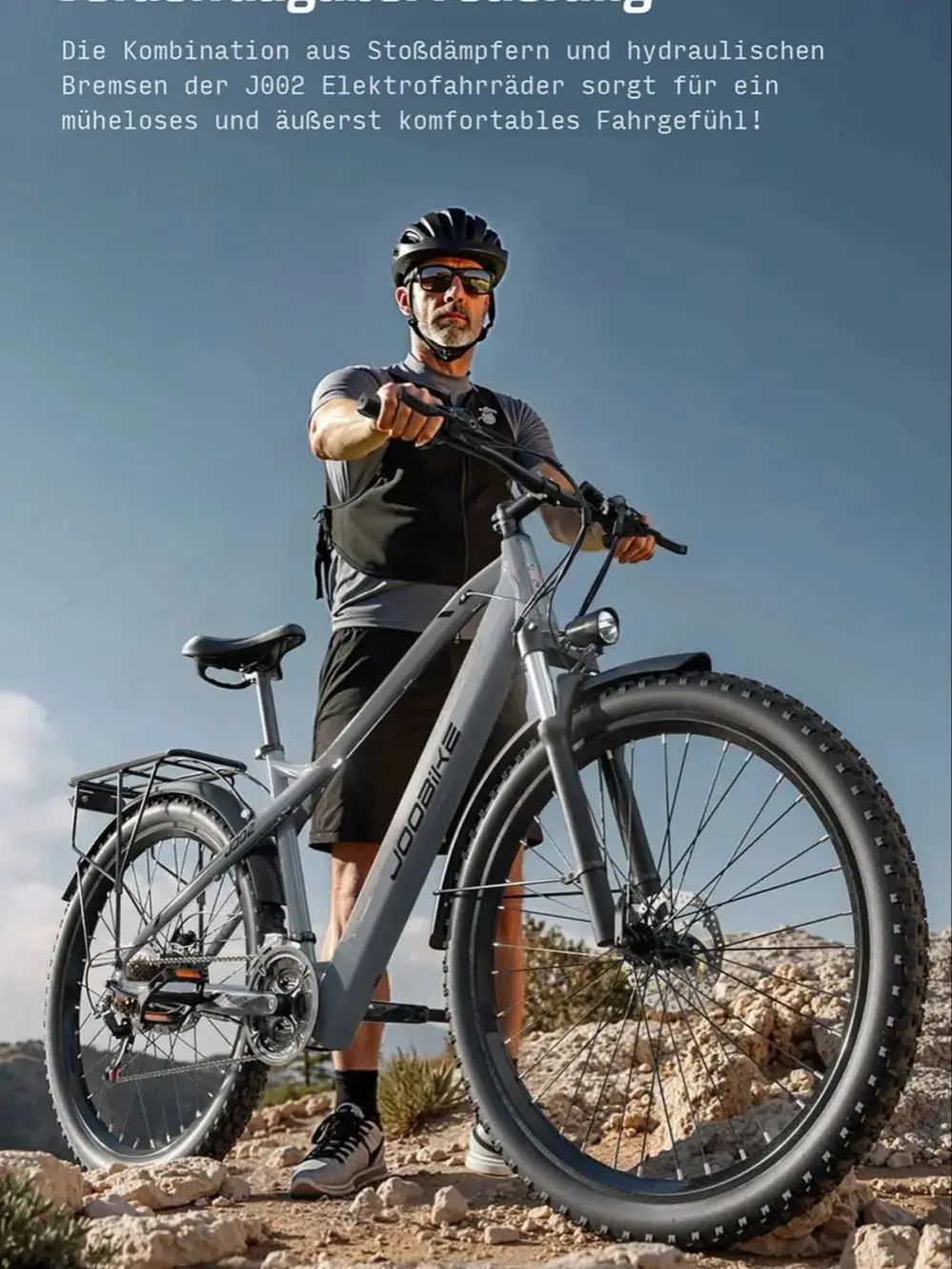 JOOBIKE JOO2 Elektrofahrrad E-Mountainbike 48V16AH Akku 29 Zoll Breitreifen All-Terrain Elektrofahrrad