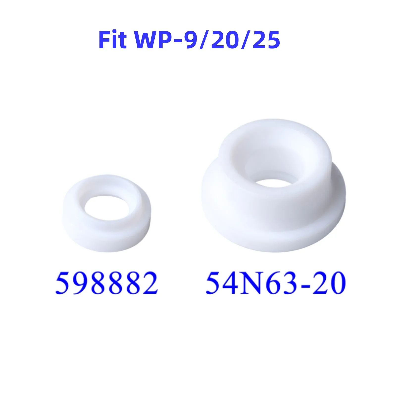 5/10Pcs Insulator Cup Gasket 18-7 18CG 18CGG 18CG-20 54N01 54N63 598882 54N63-20 for TIG Welding Torch WP-9/17/18/20/26