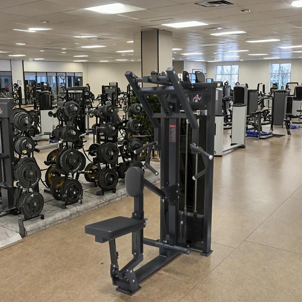 آلة الصف المقاعد ذات الحركة المزدوجة للتدريب على الظهر ومعدات الصالة الرياضية للتمرين الخلفي 2025 #6