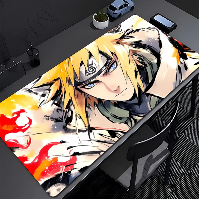

Gaming Mousepad NARUTO Minato Namikaze Anime Mouse Mat Office Gamer Computer Mouse Pad HD Print Big Desk Mat PC carpet Mousepad