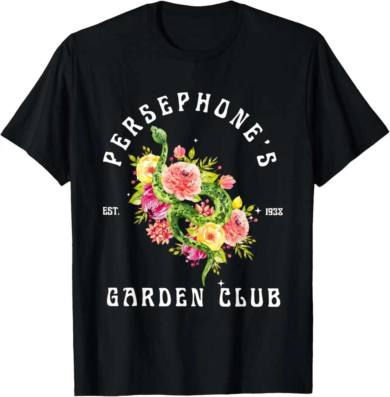 Camiseta Hades e Persephone Romã Garden Club