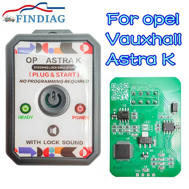 

Новый для opel Vauxhall Astra K, симулятор блокировки рулевого управления, ESL ELV, мини-симулятор блокировки рулевого управления, эмулятор Plug and Start