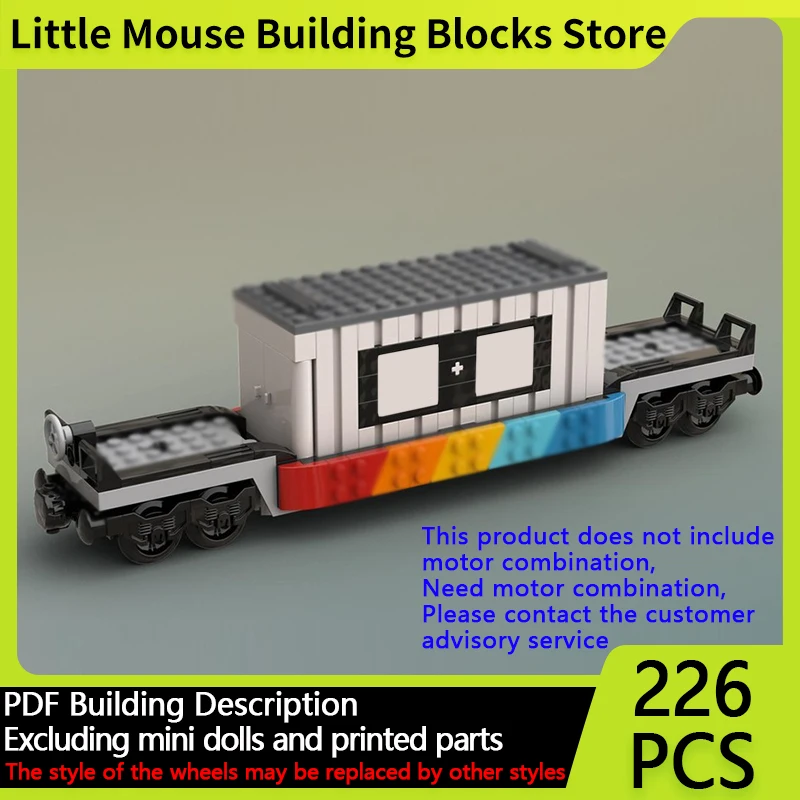 

City Car Model MOC Building Bricks Well Car And Shipping Container Modular Technology Gifts Holiday Assemble Children Toys Suit