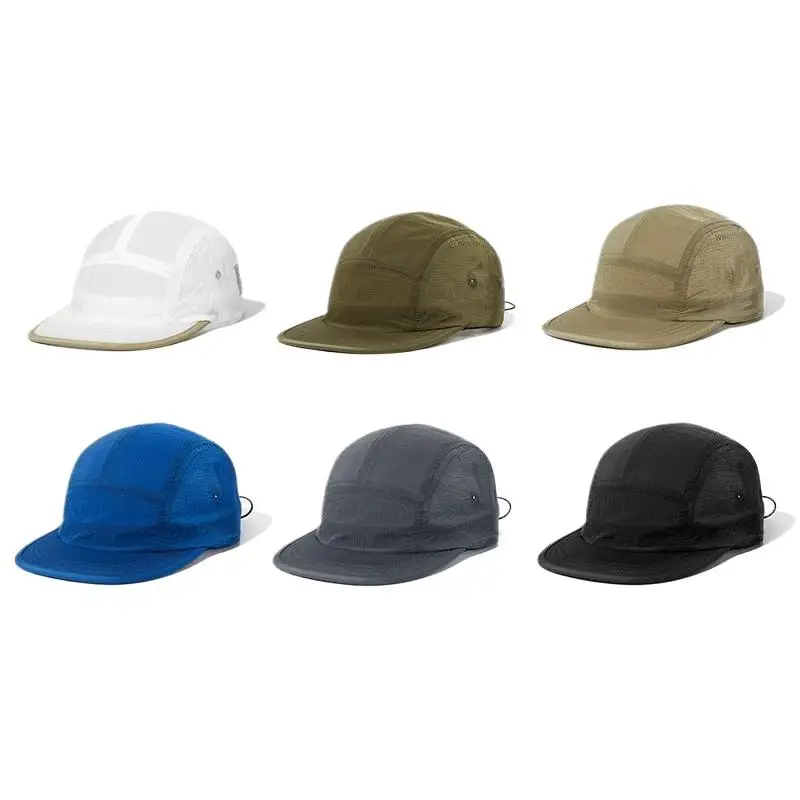 Ultraleichte 40g Schnelltrocknende 5-Panel-Kappe für Herren und Damen, Sonnenhut, Faltbar, Weicher Schirm, Atmungsaktiv, für Outdoor-Laufsport und Baseball – Detail 7