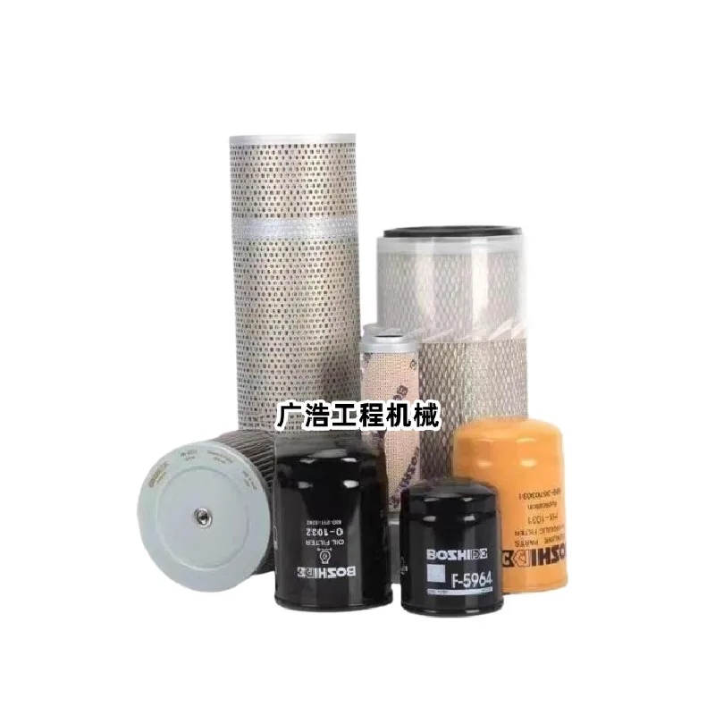 

For Kato Hd250-7 S4f Air Filter, Oil Diesel Filter, Hydraulic Return Oil Inlet Filter, Excavator Accessories