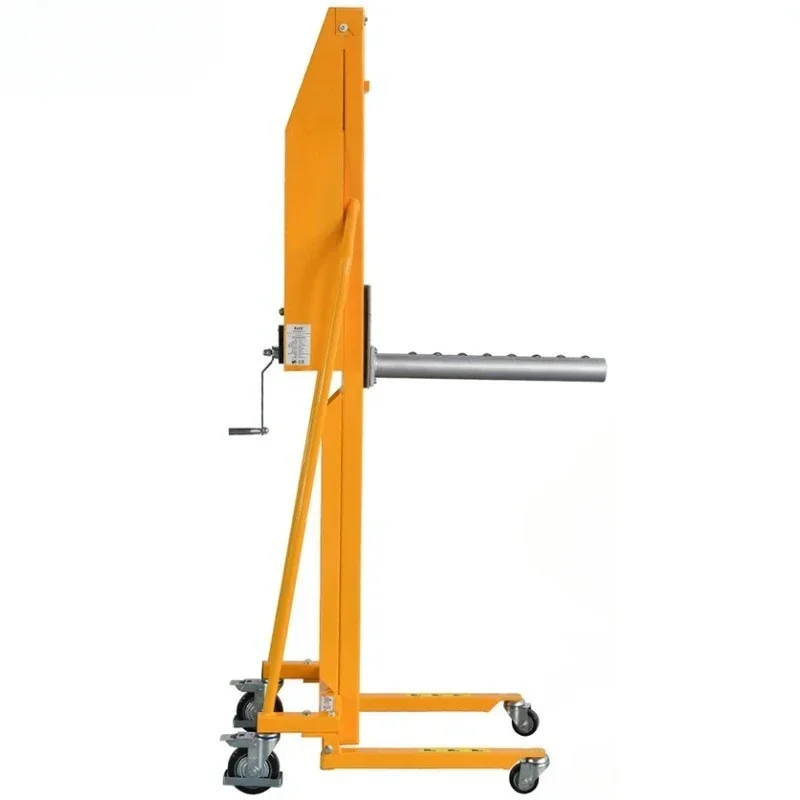 Light manual stacker, lightweight roll material lift truck, winch luggage truck, single pole forklift, unloading truck