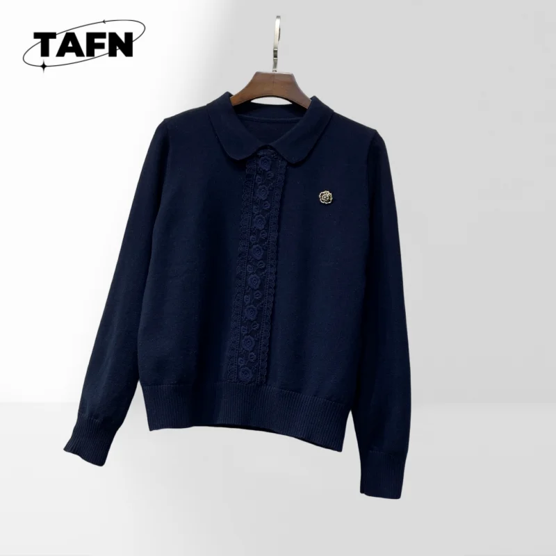 

100% Wool Casual Top for Daily Fashion Women Classic Knitted Sweater Soft Comfortable Pullover and Layering BA0711