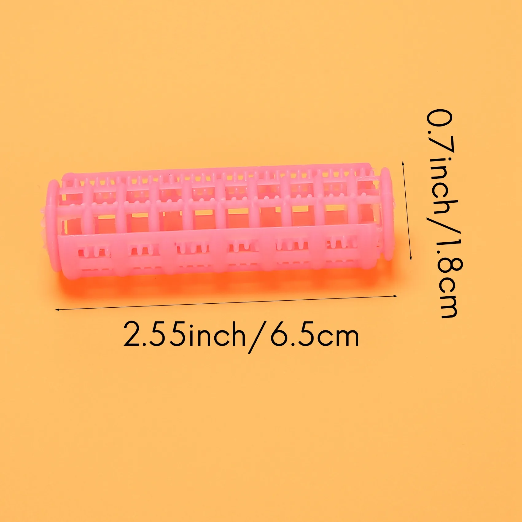 ¡El más nuevo! 12 clips para rizadores de rodillo de peinado DIY de plástico rosa