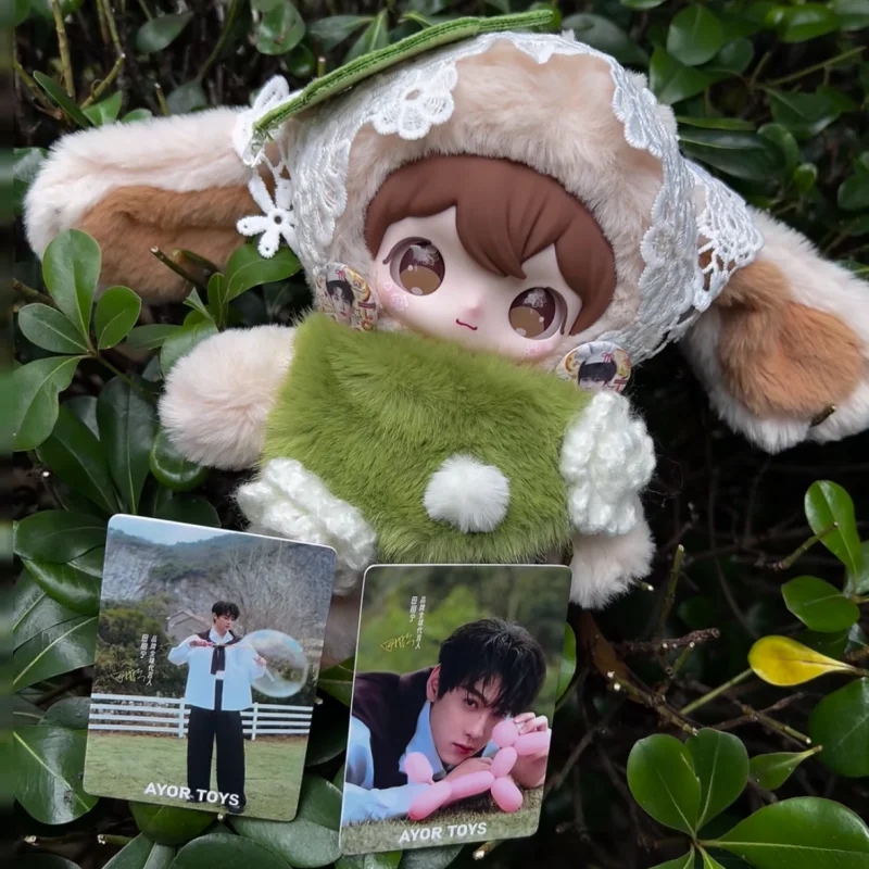 Official Ayor Toys Rabbit ShyShy × Garden Expo Park Co Branded Intention Of Spring Series Kawaii Vinyl Doll Ornament Toy Gifts