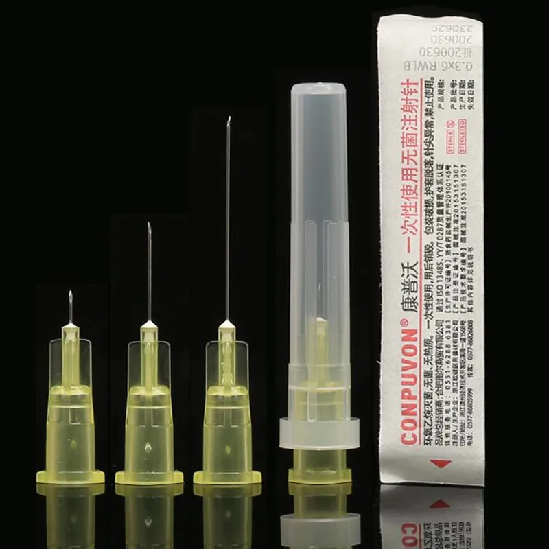 Painless small needle 4/13/25mm painless beauty ultrafine 32G * 4mm 32G * 13mm 30G * 4mm 30G * 13mm 30G * 25mm syringes Needles