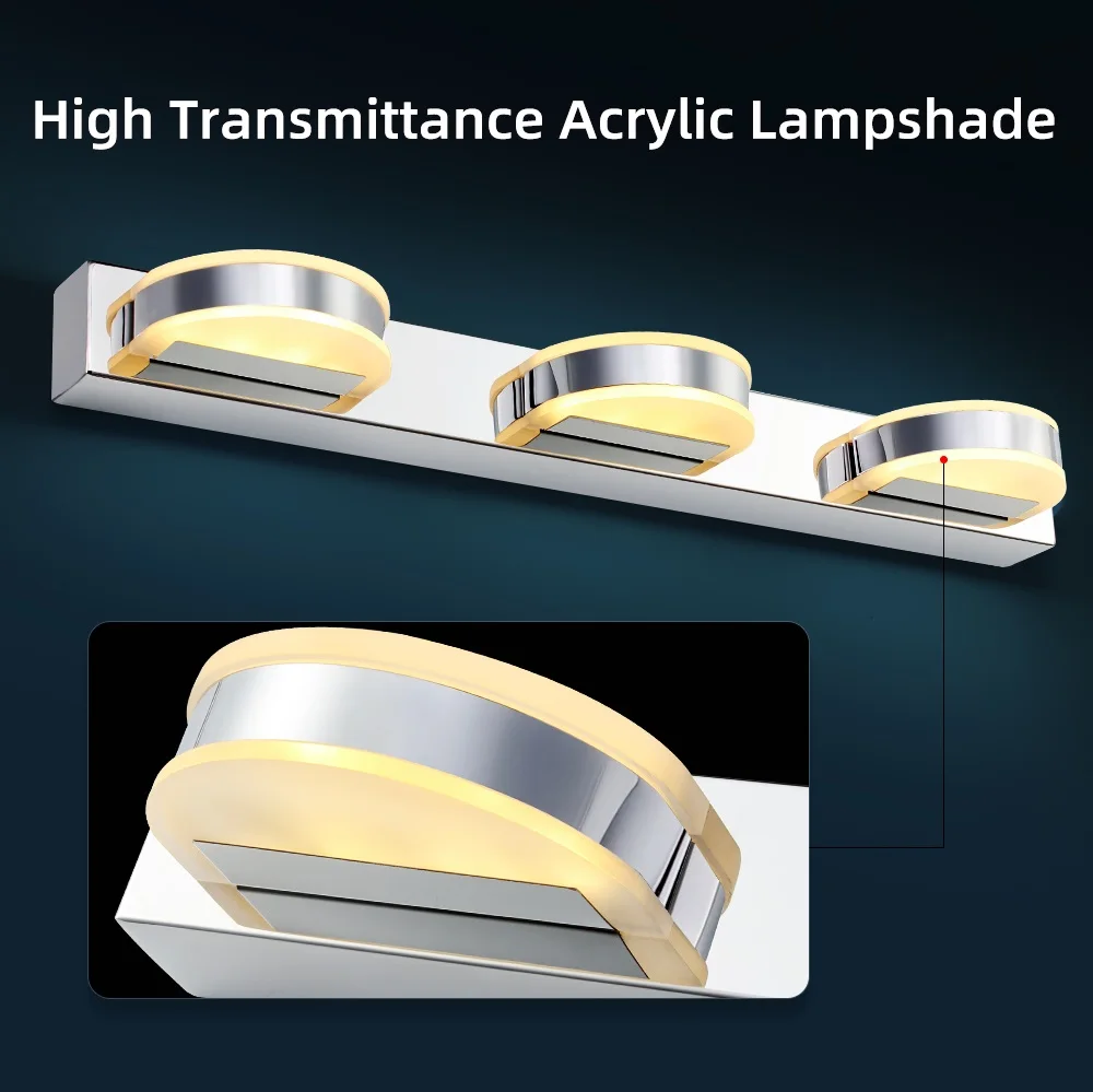 MantoLite Lampade da parete classiche per bagno Lampade da bagno per hotel Lampada da bagno a LED