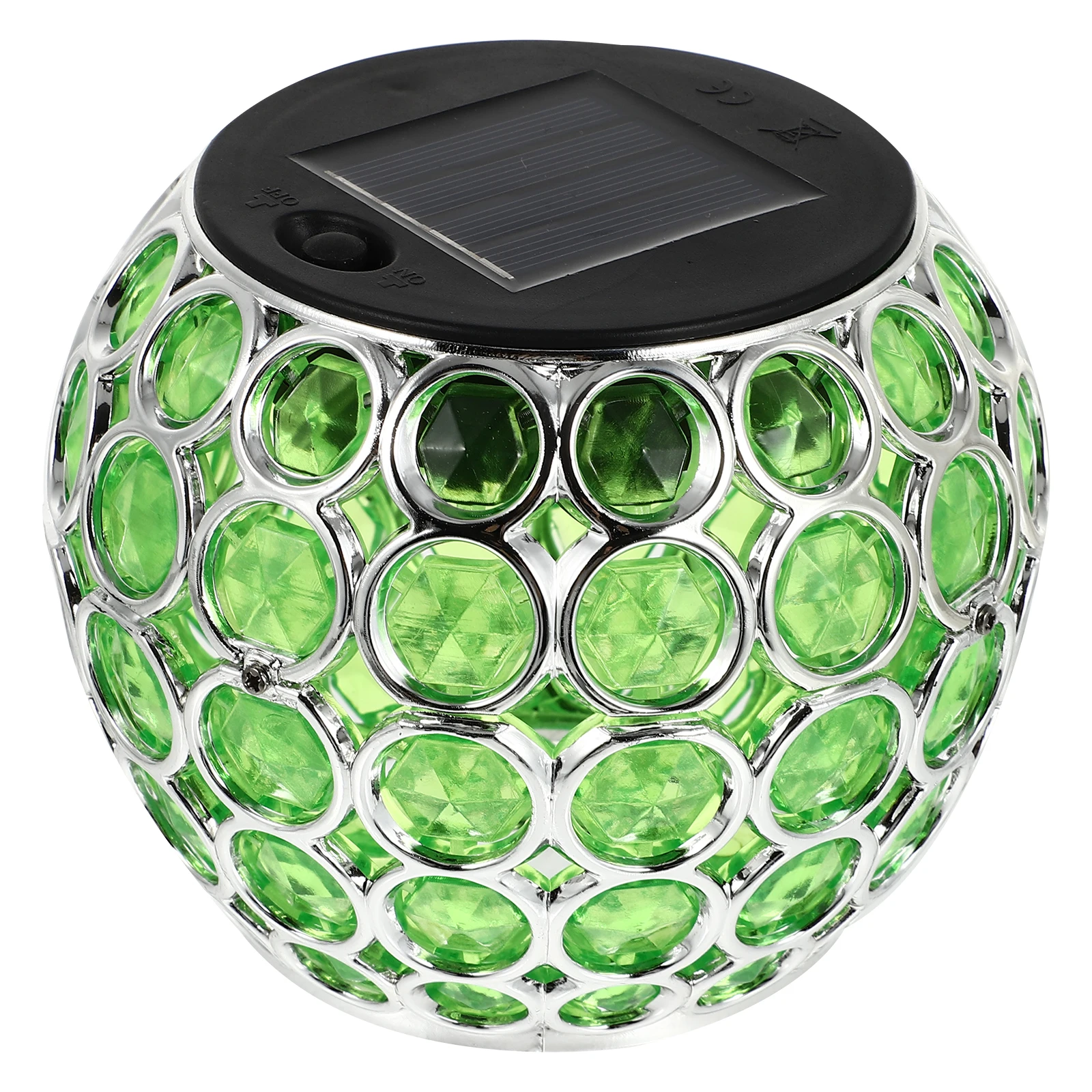 

1pc Outdoor Solar Lamp Durable Plastic for Balcony Garden Yard Festive Atmosphere Wide Application