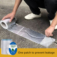 Waterproof tape High temperature resistant aluminum foil butyl tape wall pool roof crack repair sealing self-adhesive tape