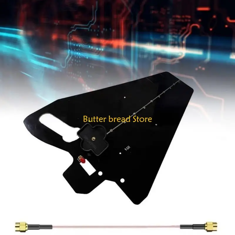 W89C Log Periodic Antenna 400MHz-4000MHz Broadbands Antenna Direction Finding Antenna for Spectrum