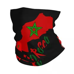 The Sahara Is Moroccan Bandana Neck Cover Printed Morocco Flag Wrap Scarf Face Mask Outdoor Sports Men Women Adult All Season