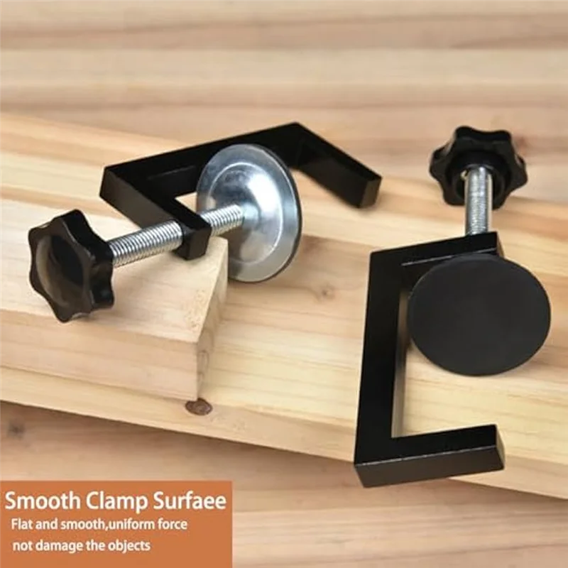 

6Pcs G Clamps For Woodworking Universal C-Clamp Small Desk Clamp Cabinet Face Frame With Stable Wide Jaw C Clamps-Hot