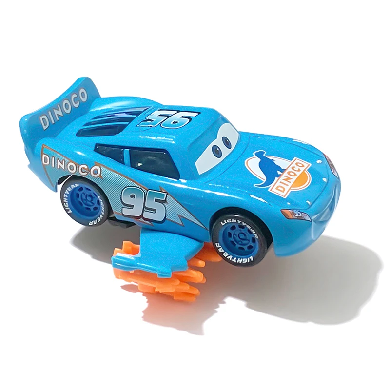 

Disney Pixar Cars 3 DJ # 95 Синяя бомба # 95 двухцветная гоночная аниме-фигурка Молния Маккуин 1:55, литой под давлением сплав, игрушки, подарки