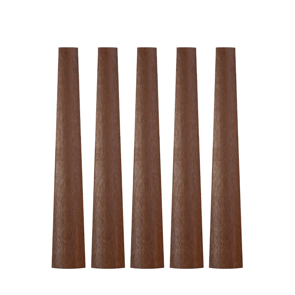 5PCS Violin Parts Fretless Board Rosewood Fingerboard For 4/4 Violins Replacement Fingerboards For DIY Fiddle Makers Parts