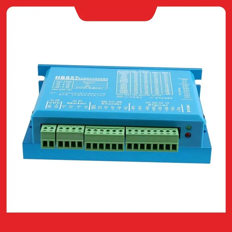 

HBS57 Stepper Motor Driver Controller AC20-80V/DC24-70V Step Motor Driver Encoder 1000 Lines 2-Phase For Nema23/Nema24