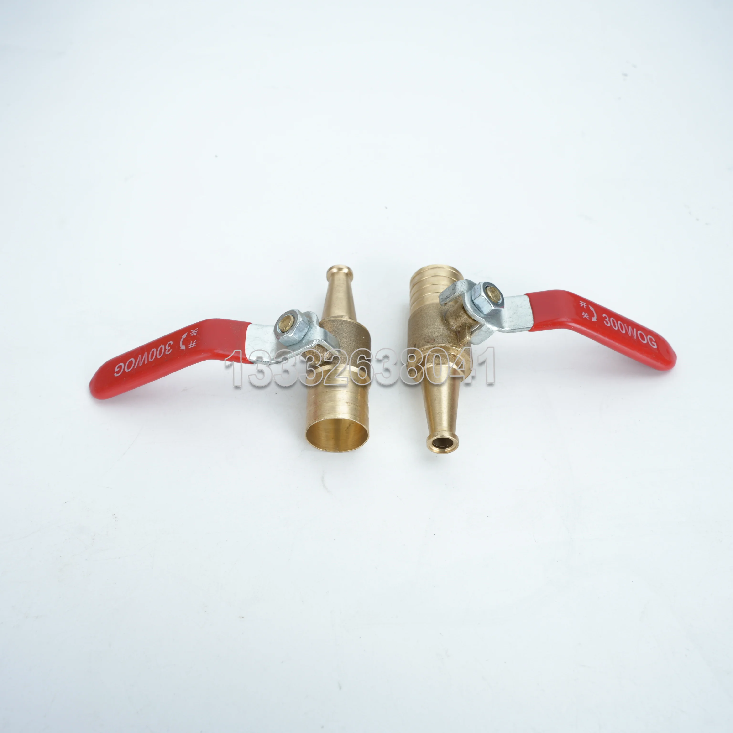 High-Pressure Copper Water Gun with Ball Valve Fire Hose Reel Nozzle Car Washing&Garden Irrigation Nozzle Firefighting Sprayer