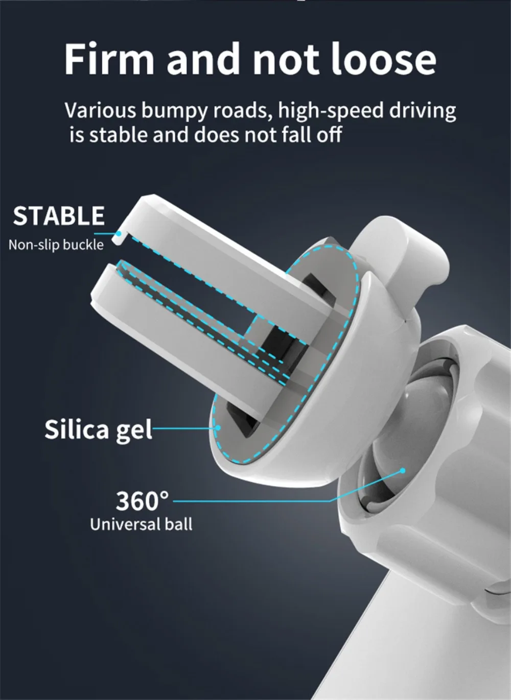 360° drehbarer magnetischer Auto-Lüftungshalter mit kabellosem Ladegerät für MagSafe iPhone 17~12 Samsung Xiaomi Handyhalterung – Detail 5