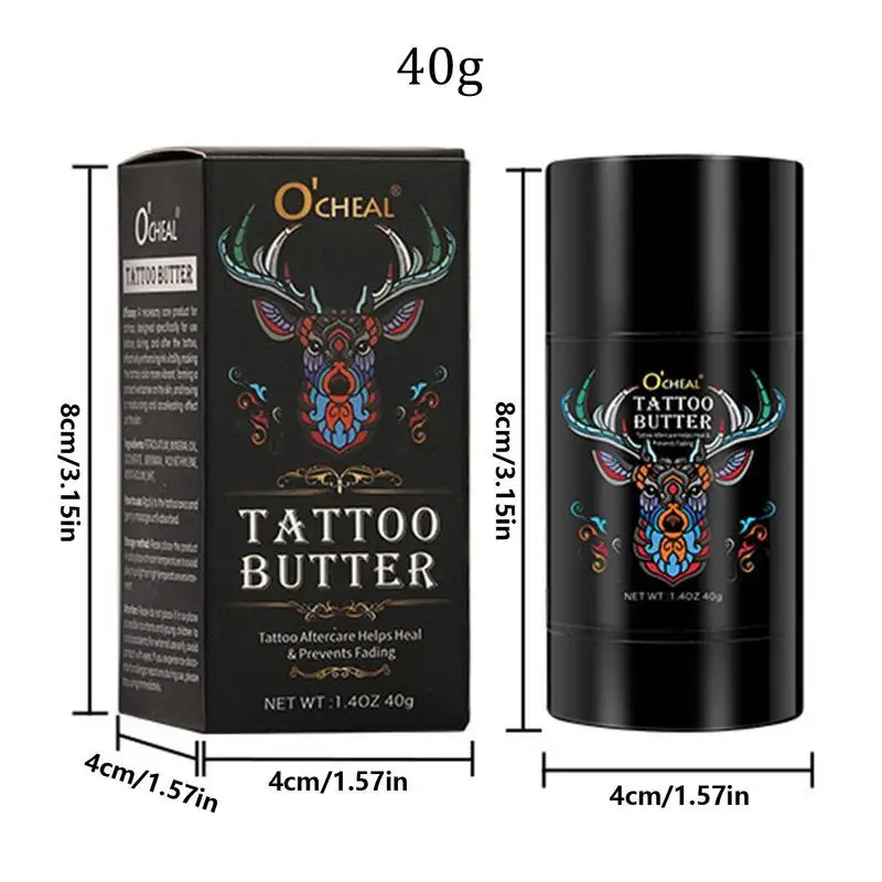 Tattooes Moisturizer Caring Freshing Tattooes Balm 40g Aftercare Brightener Old Tattooes Cream Natural Ingredients Lotion