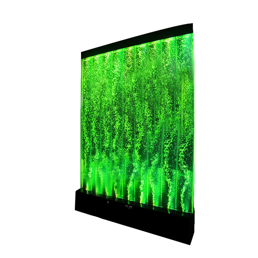 Large acrylic screen water curtain wall flowing water bubble wall creative fish tank aquarium porch partition can be customized