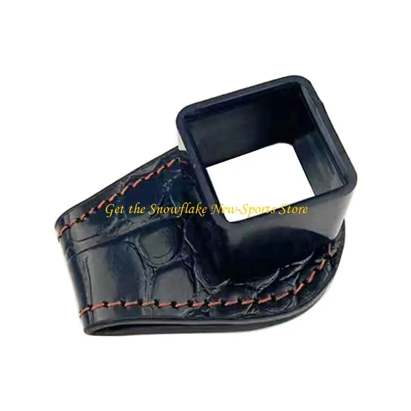 

E56D Leathers Chalk Holder Pool Billiards Snooker Leathers Belt Clip Chalk Case