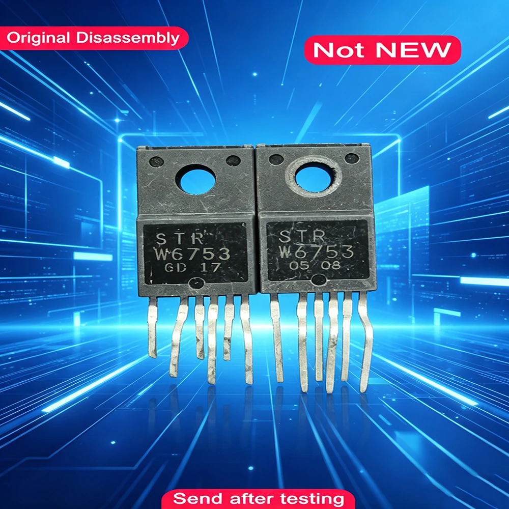 TO-220F STRW6756 STRW6854 STRW6753 STRW6052S STR-W6052S STRW6756 STRW6053S STR-W6053S STR-W6753 Original disassembly 5pcs
