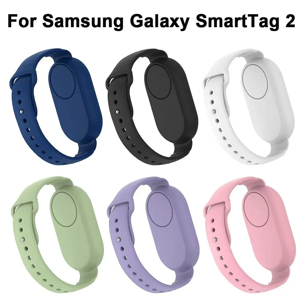 Silicone Silicone Strap Case Bracelet Holder Kids Bracelet Replacement Waterproof Child Wristband for Samsung Galaxy SmartTag 2