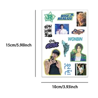 8PCS Stickers Men's Team Combination Handheld Account Phone Case Notebook Decoration Waterproof Collage 5